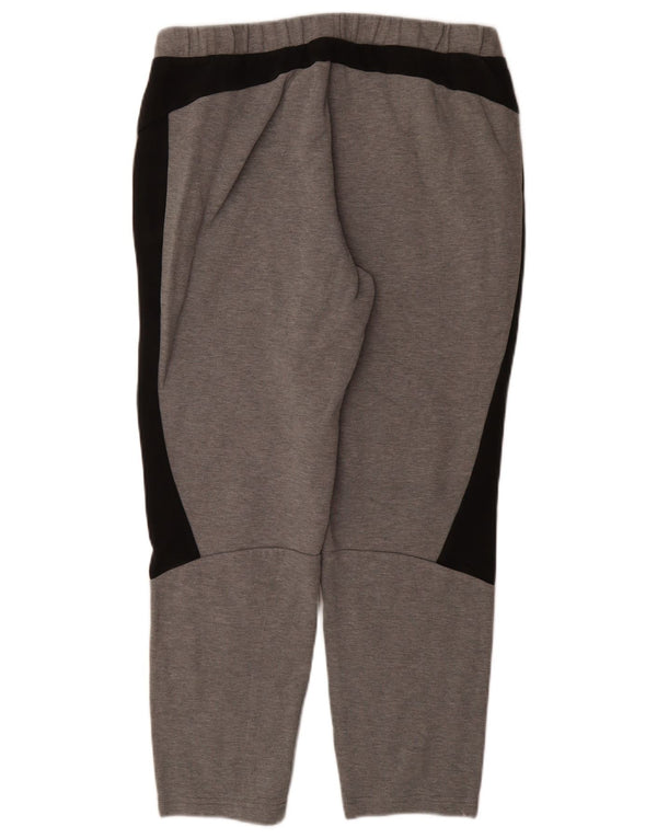 PUMA Pantalon de Survêtement Homme Large Gris Colorblock Coton