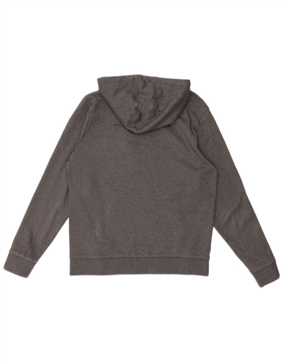 Hugo Boss Pull à capuche graphique en coton gris moyen homme