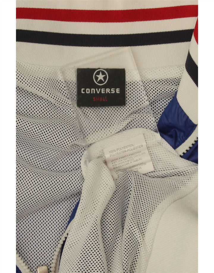 Converse Veste de survêtement pour homme Petit Bleu Colorblock Polyester