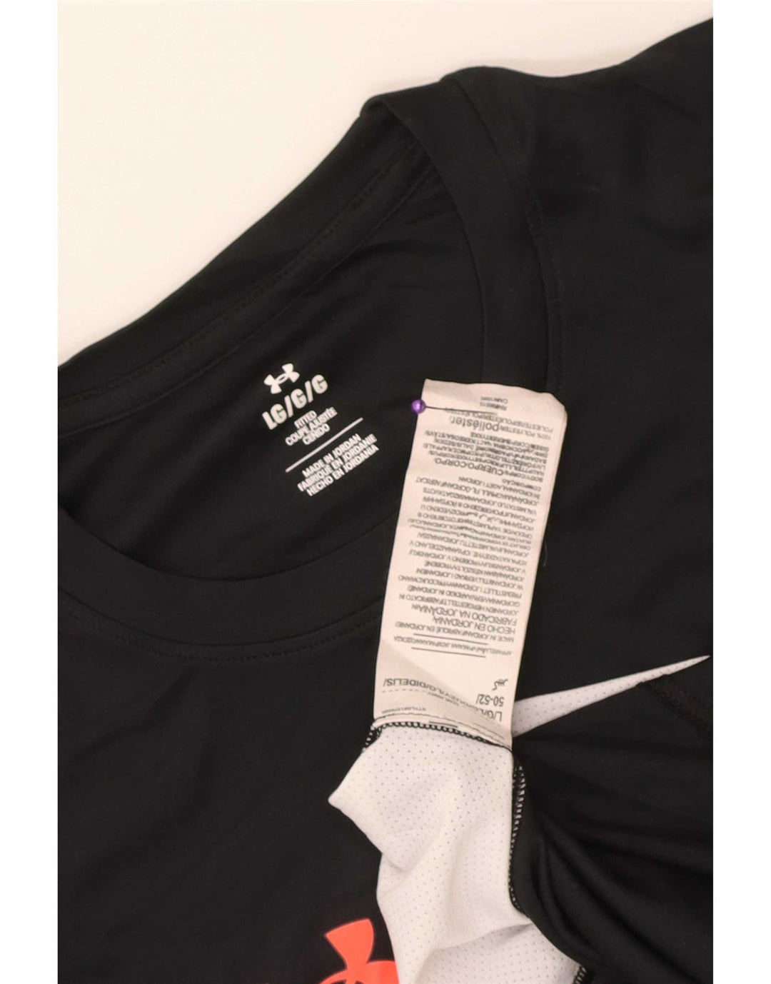 Under Armour T-shirt ajusté pour homme en polyester color block grand noir