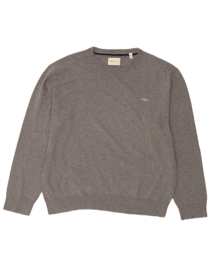 Gant Pull ras du cou pour homme XL Gris