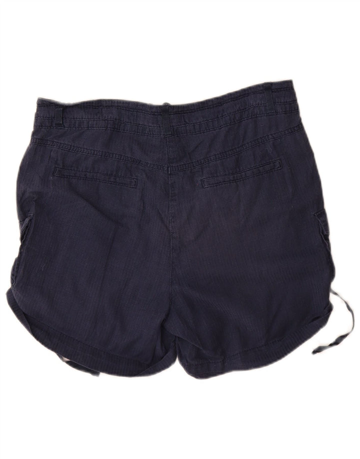 Marks & Spencer Short cargo pour femme UK 10 Small W32 Bleu marine Coton