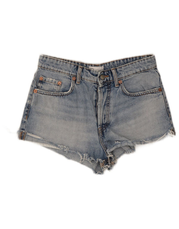 Zara Pantalon chaud en jean pour femme EU 36 XS W26 Bleu