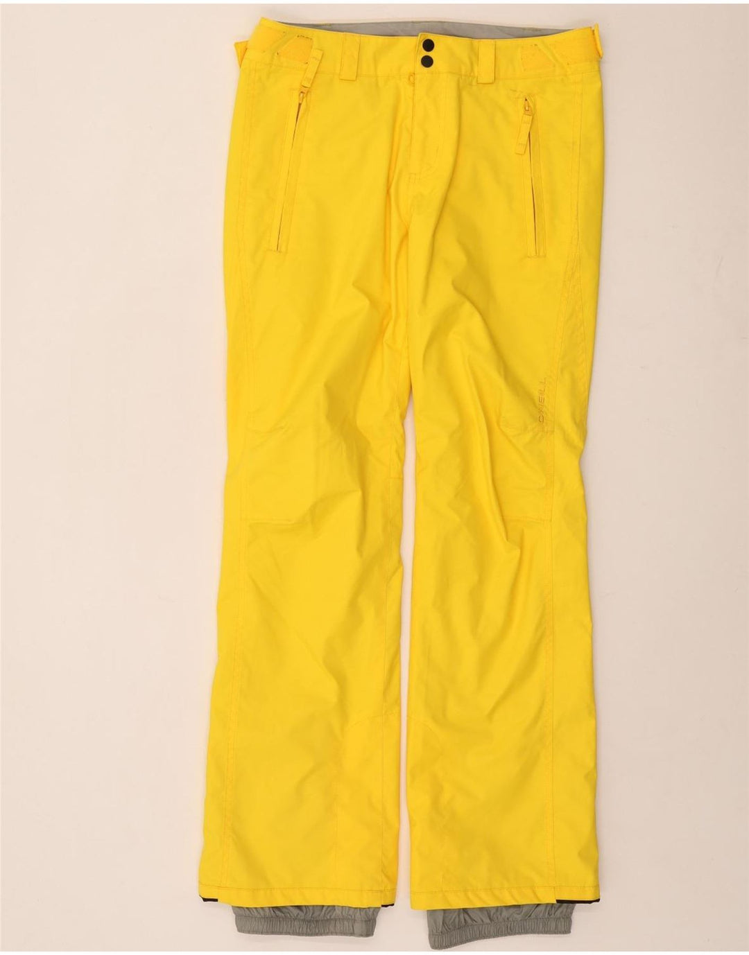 O'Neill Pantalon de Ski Femme UK 14 Polyester Colorblock Jaune Moyen