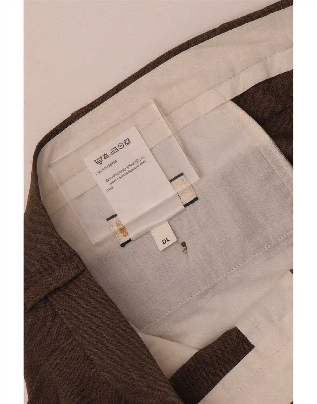 Marks & Spencer Pantalon de costume pour homme W38 L31 Gris Polyester