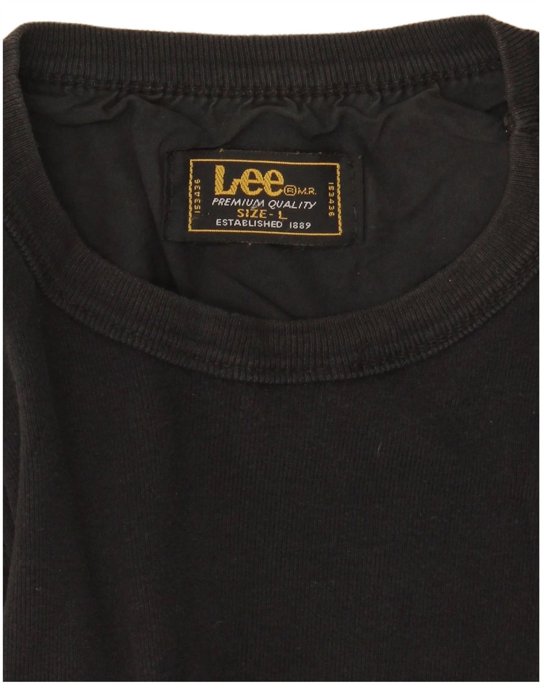 Lee Haut à manches longues pour hommes, grand noir
