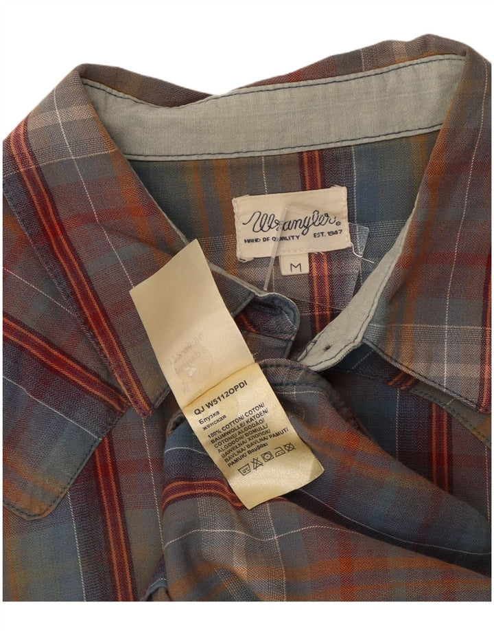 Wrangler Chemise Femme UK 12 Medium Multicolore Plaid Coton