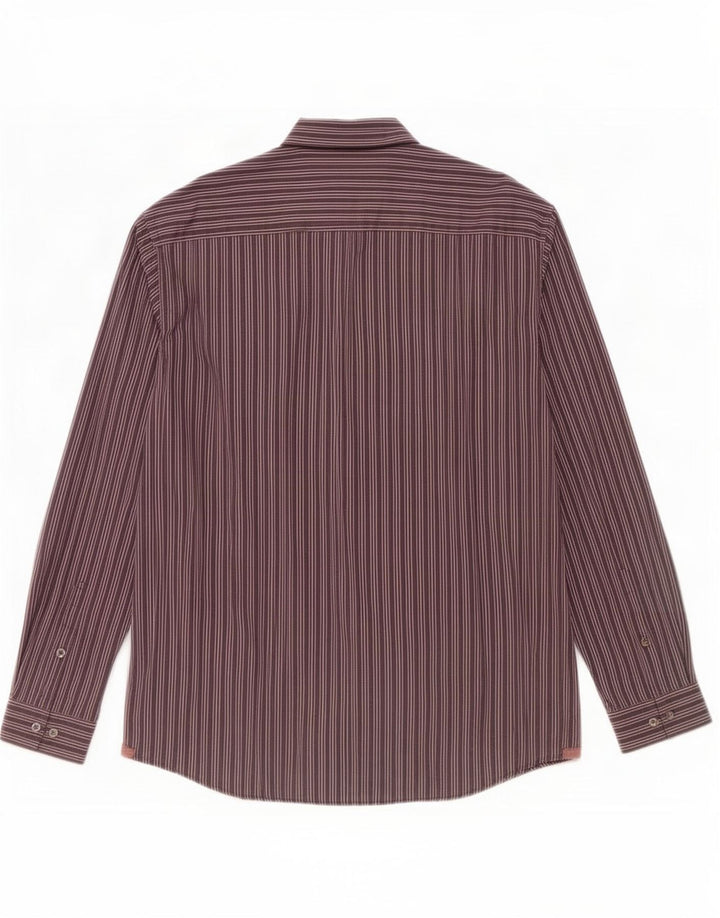 Marlboro Classics Chemise Homme XL Gris Rayé