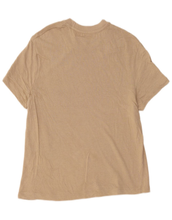 Zara Homme T-Shirt Top Beige Moyen Coton