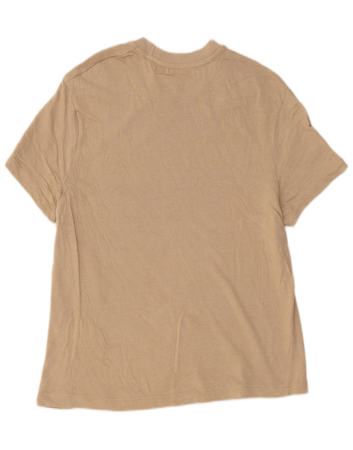 Zara Homme T-Shirt Top Beige Moyen Coton