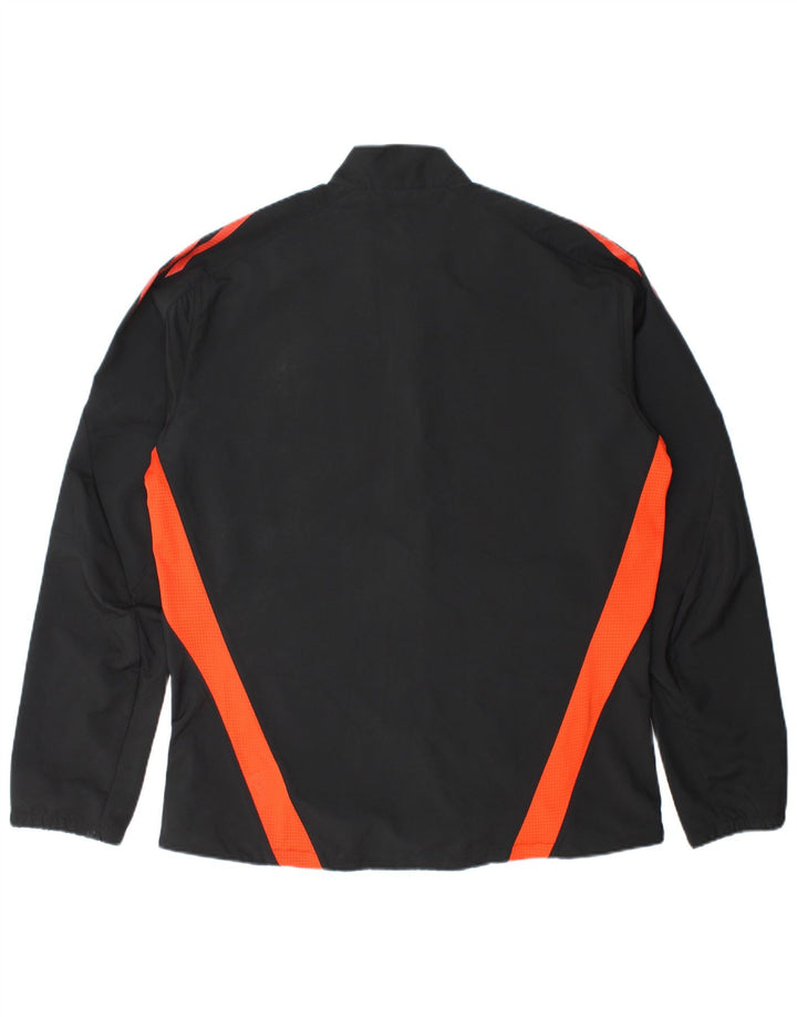 Adidas Hommes Climalite Survêtement Top Veste Large Noir Colorblock
