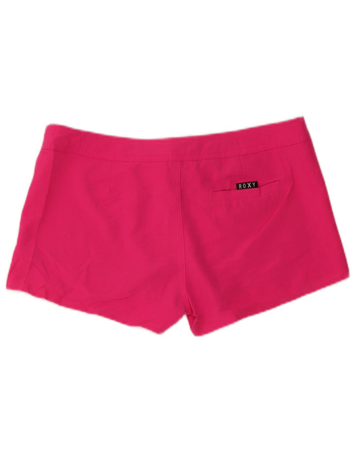 ROXY Short de Bain Femme UK 14 Rose Moyen