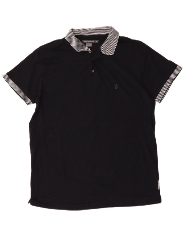 French Connection Polo Homme XL Bleu Marine Coton