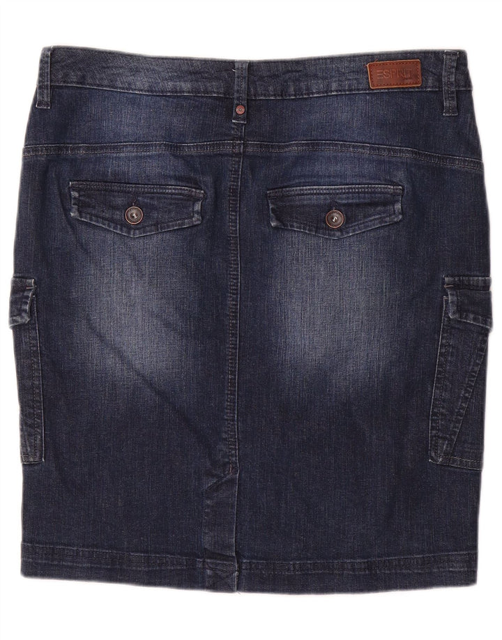 Esprit Jupe Cargo En Jean W30 Femme Bleu Moyen Coton