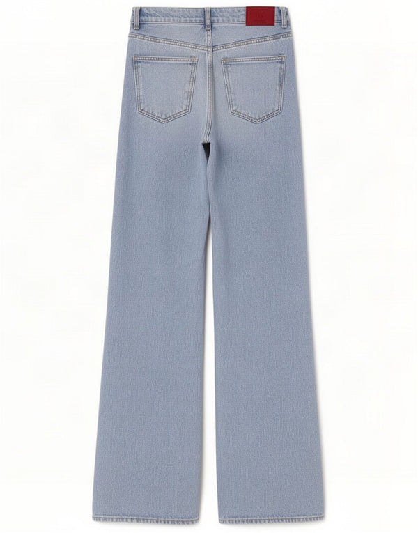 Jean large femme Zara EU 32 2XS W22 L36 Bleu