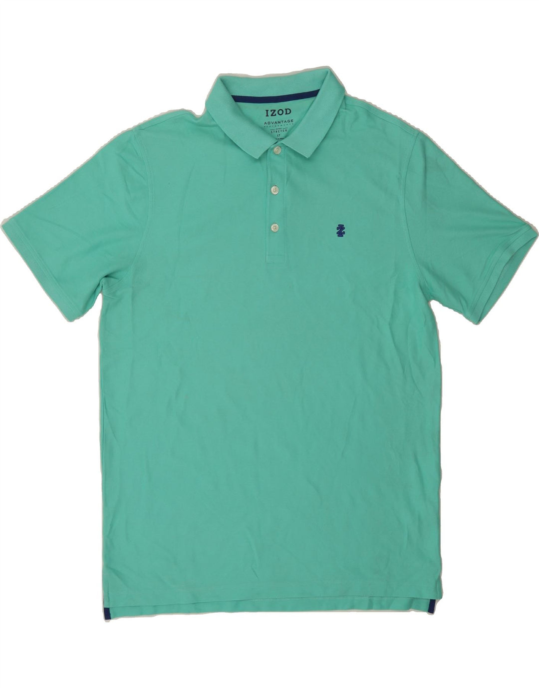 IZOD Mens Stretch Polo Shirt Large Green Cotton Vintage Izod and Second-Hand Izod from Messina Hembry 