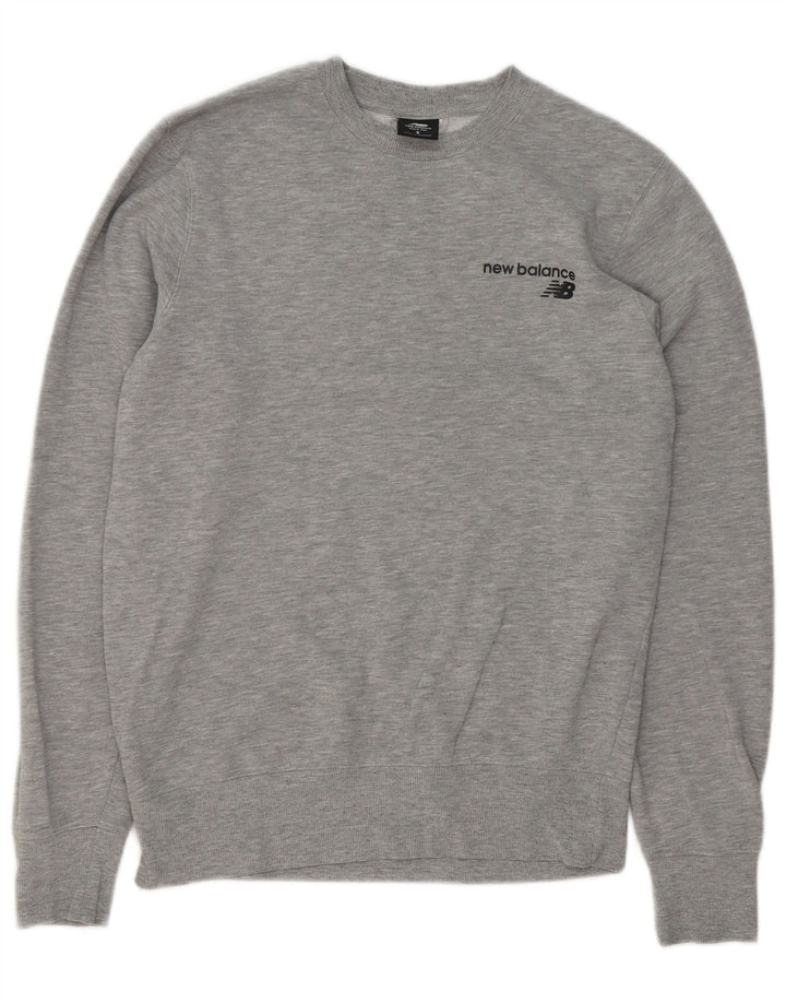 New Balance Sweat-shirt pour homme en coton gris Small