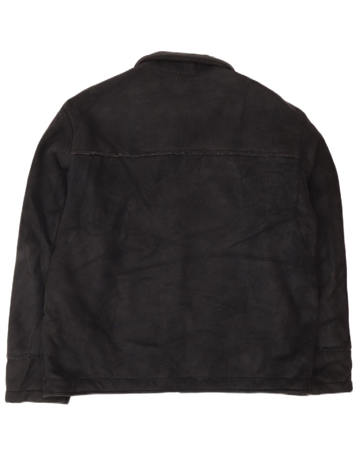 Marks & Spencer Veste Sherpa Homme UK 42 XL Noir