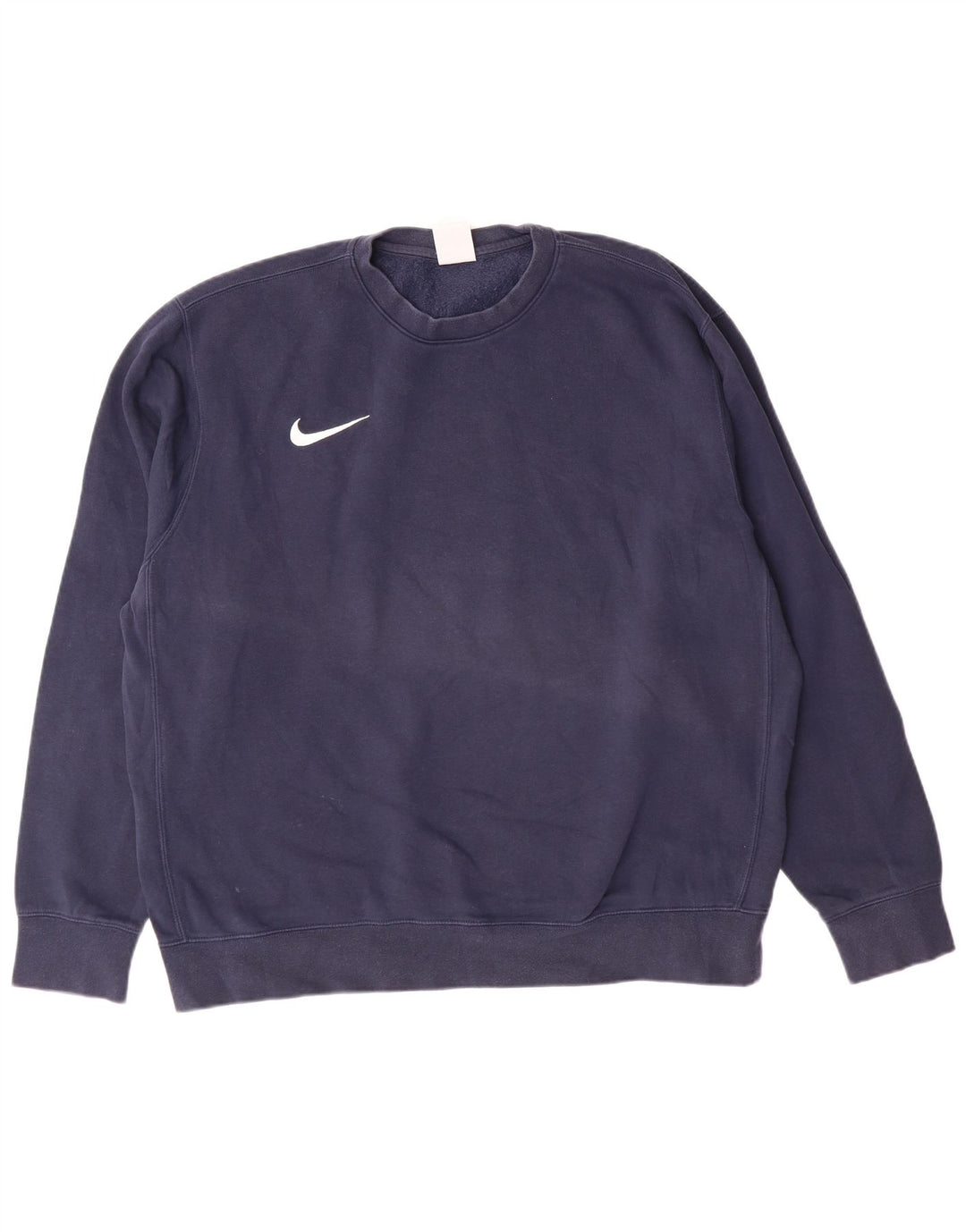 Nike Sweat-shirt pour homme en coton bleu marine Taille L