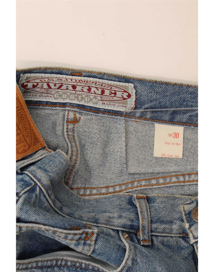 Tavarner Femme Mini Jupe En Jean W30 Bleu Moyen Coton