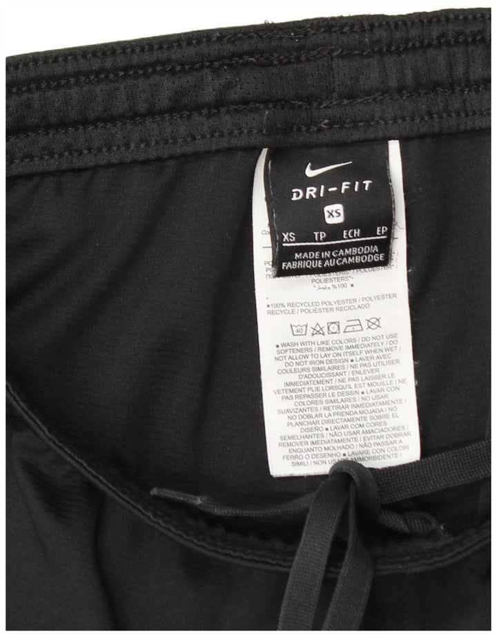 Nike Short de sport Dri Fit pour femme UK 6 XS Noir Polyester