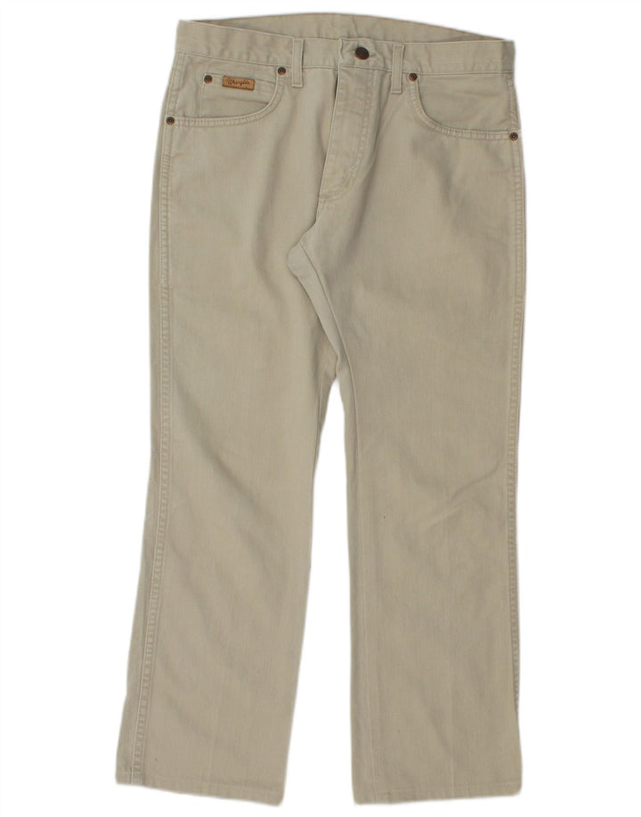 WRANGLER Pantalon décontracté droit Texas W32 L27 pour homme en coton beige