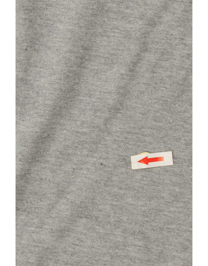 Champion Haut graphique à manches longues pour homme en coton color block gris moyen