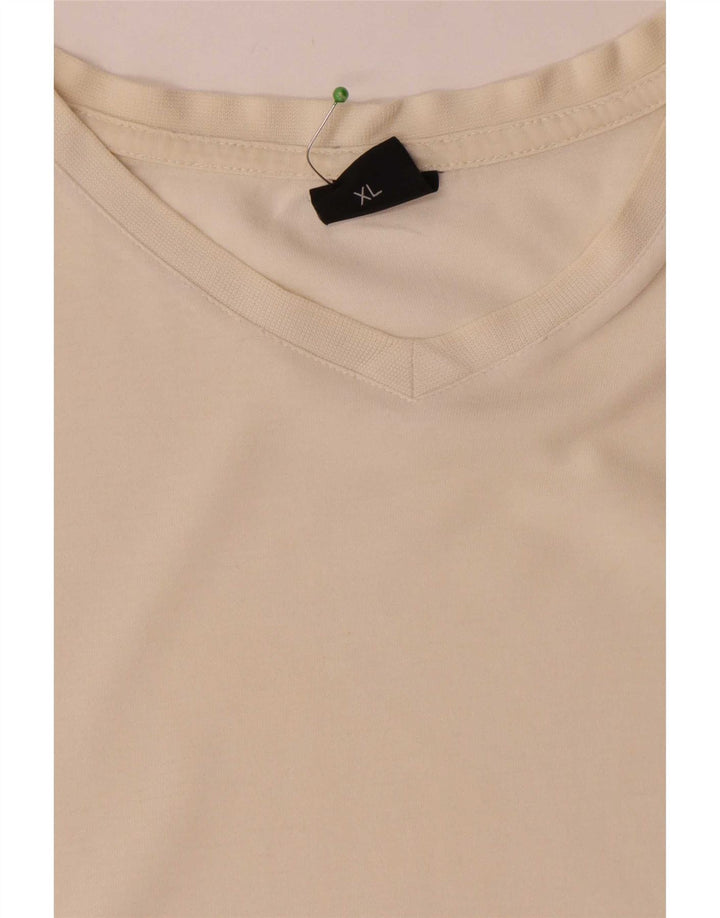 Hugo Boss Homme T-Shirt Top XL Blanc Coton