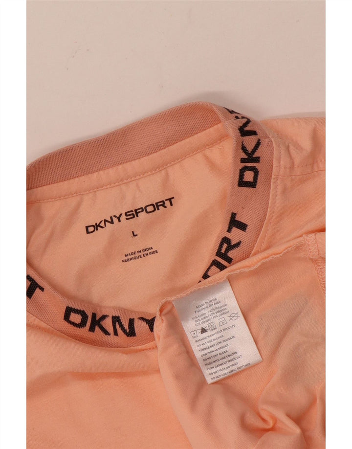 Dkny T-Shirt Graphique Homme Grand Coton Rose