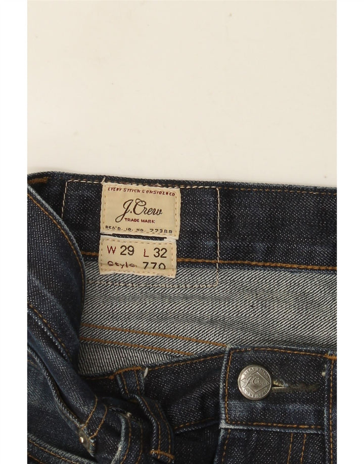 J. CREW Jean Droit 770 Homme W29 L32 Bleu Marine