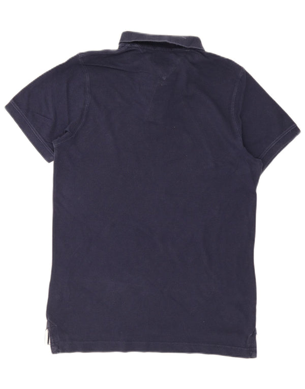 Tommy Hilfiger Polo Homme Bleu Marine Moyen Coton