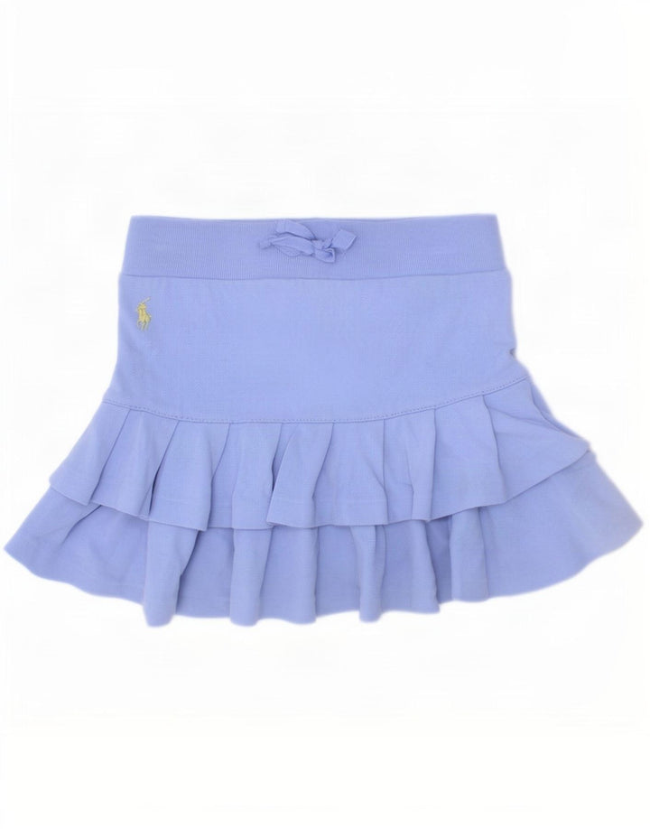 Ralph Lauren Jupe-short fille 4-5 ans en coton bleu