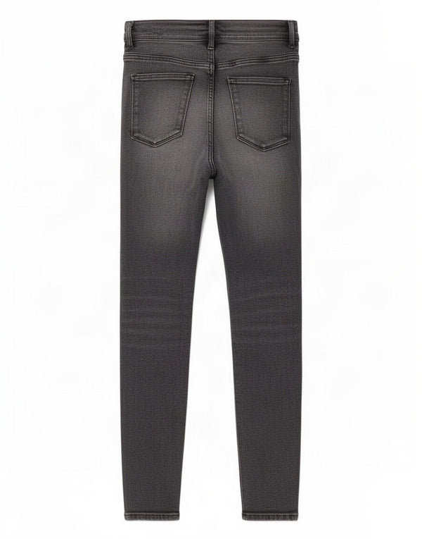 Zara Jean skinny femme EU 40 Medium W30 L26 Gris Coton