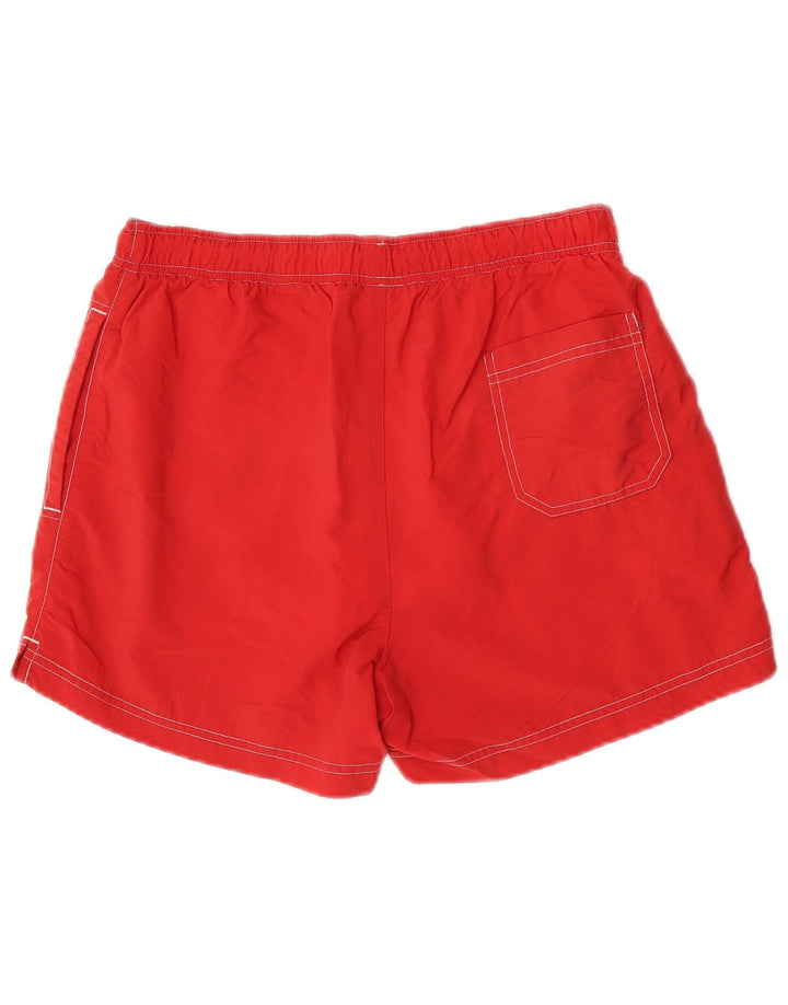 Champion Short de Bain Homme Rouge Moyen Polyamide