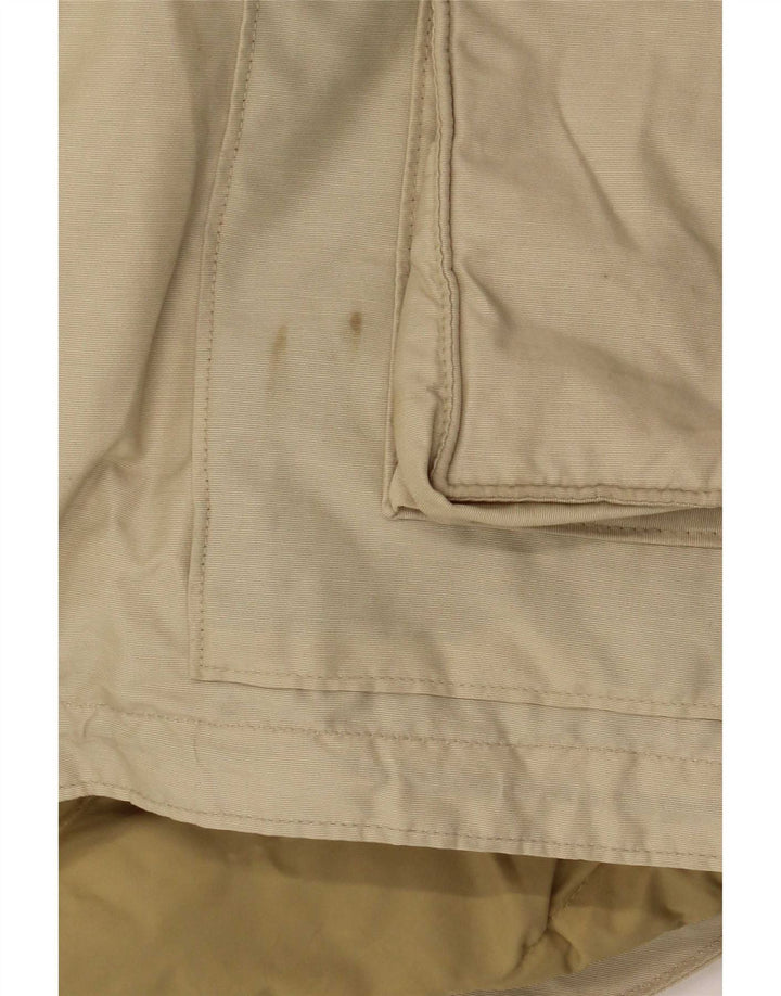 Woolrich Manteau matelassé à capuche pour homme UK 36 Petit Beige