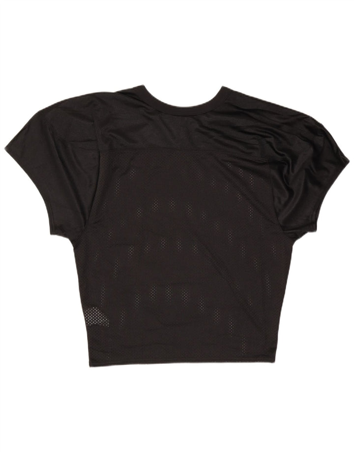 NIKE T-shirt pour femme UK 44 Medium Noir Polyester
