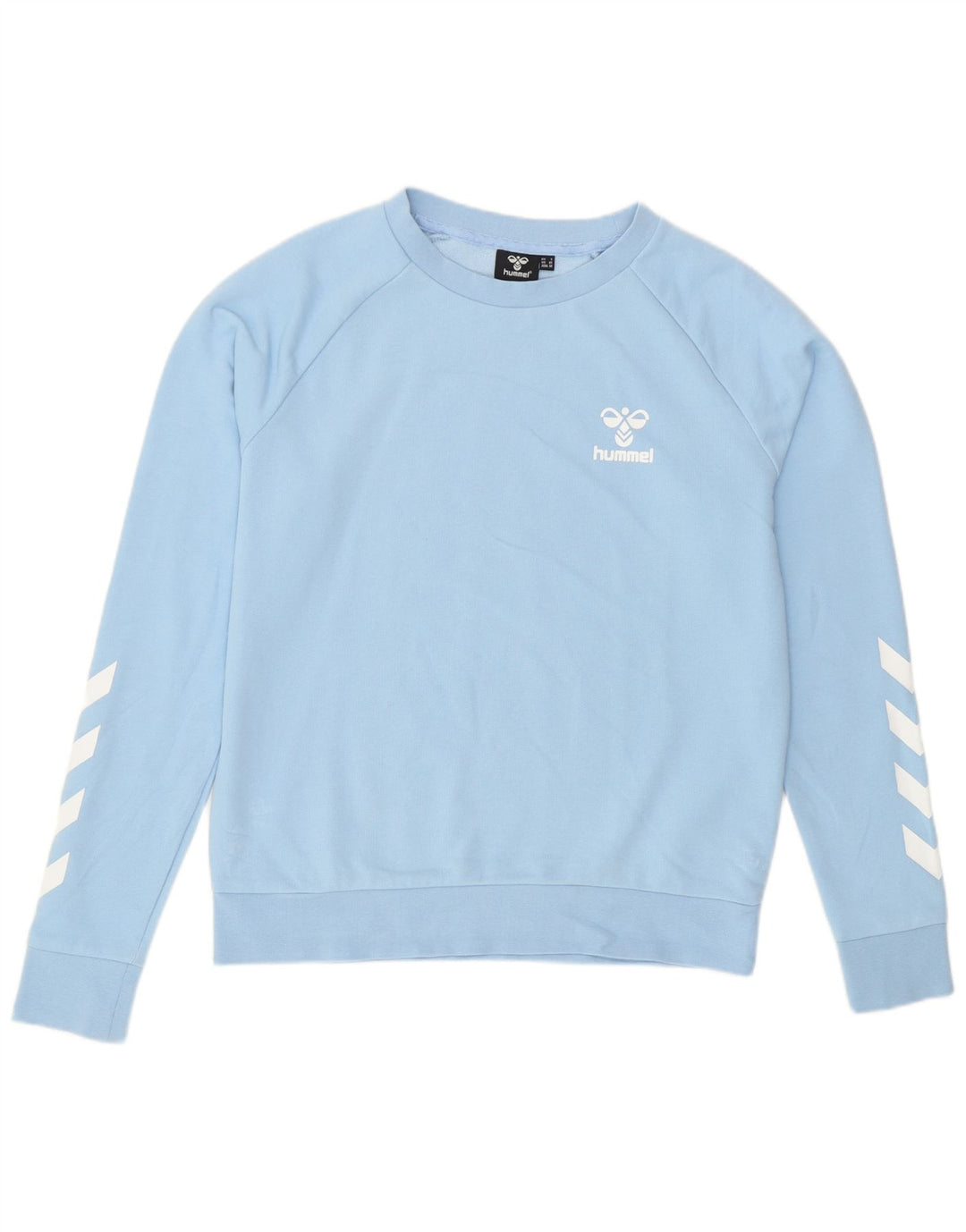 Hummel Homme Graphic Sweatshirt Jumper Petit Bleu Coton