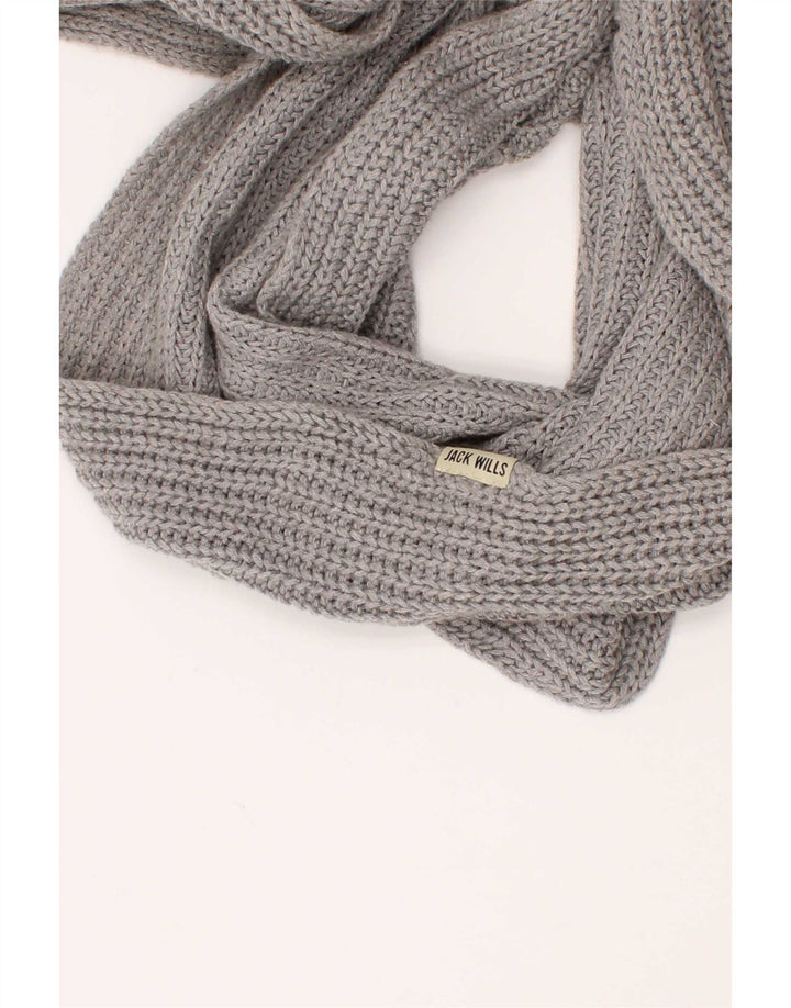 Jack Wills Écharpe Snood En Tricot Pour Femme Taille Unique Gris