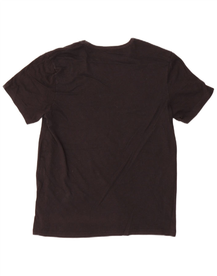 Hugo Boss Homme T-Shirt Top Coton Noir Moyen