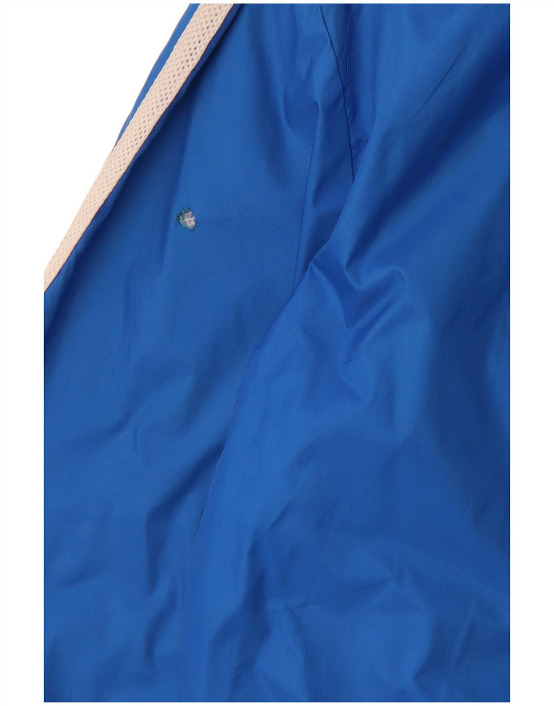 ADIDAS Veste de pluie à capuche graphique pour homme UK 38 Bleu moyen Nylon