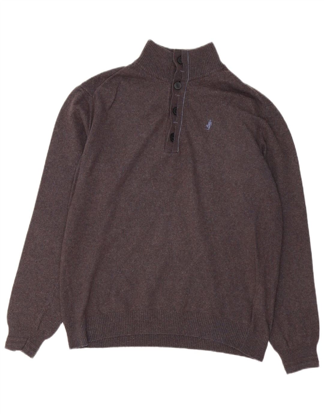 MARLBORO CLASSICS Pull à col boutonné pour femme UK 18 XL Rayonne Grise