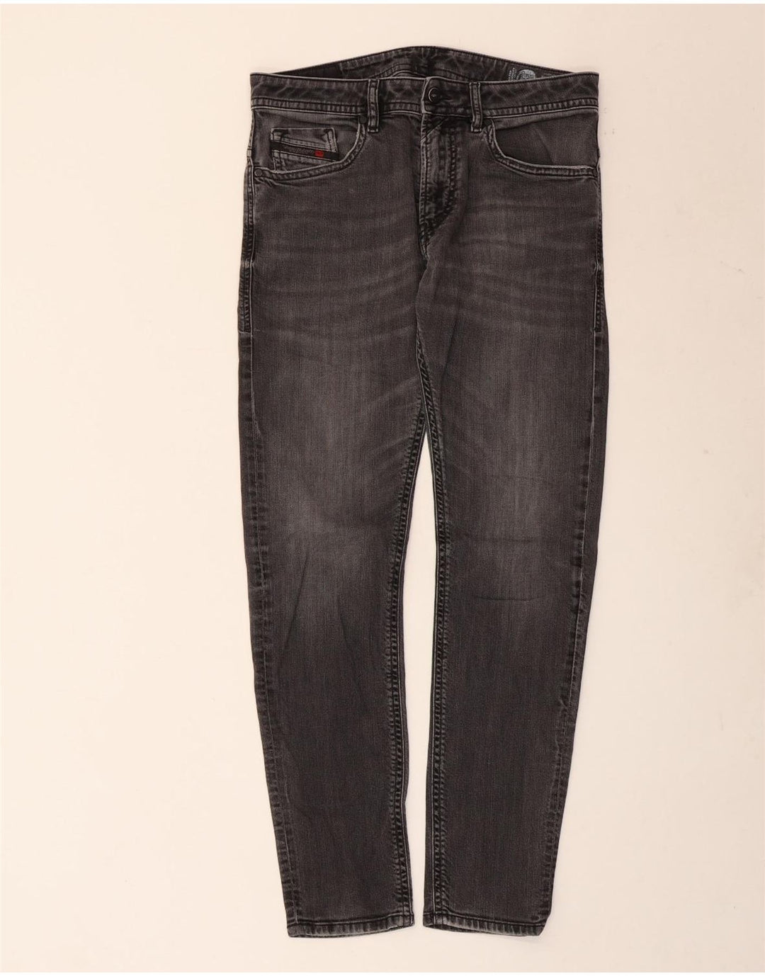 Diesel Jean Slim Thanaz W32 L30 Homme Gris Coton