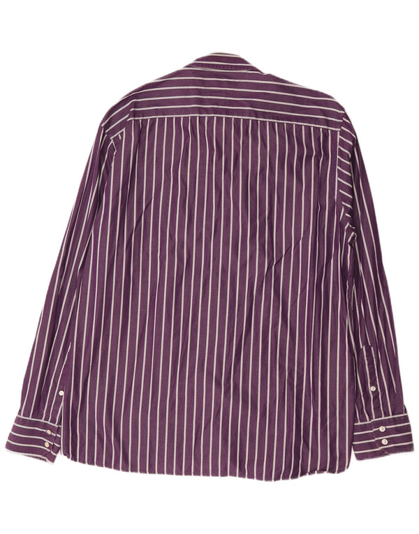 Tommy Hilfiger Chemise Homme XL Violet Rayé Coton