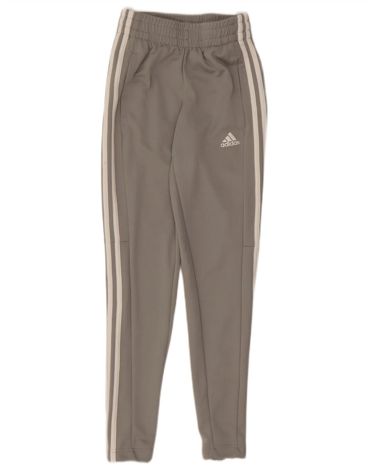 Pantalon de survêtement Adidas Femme UK 0/2 2XS Gris Polyester