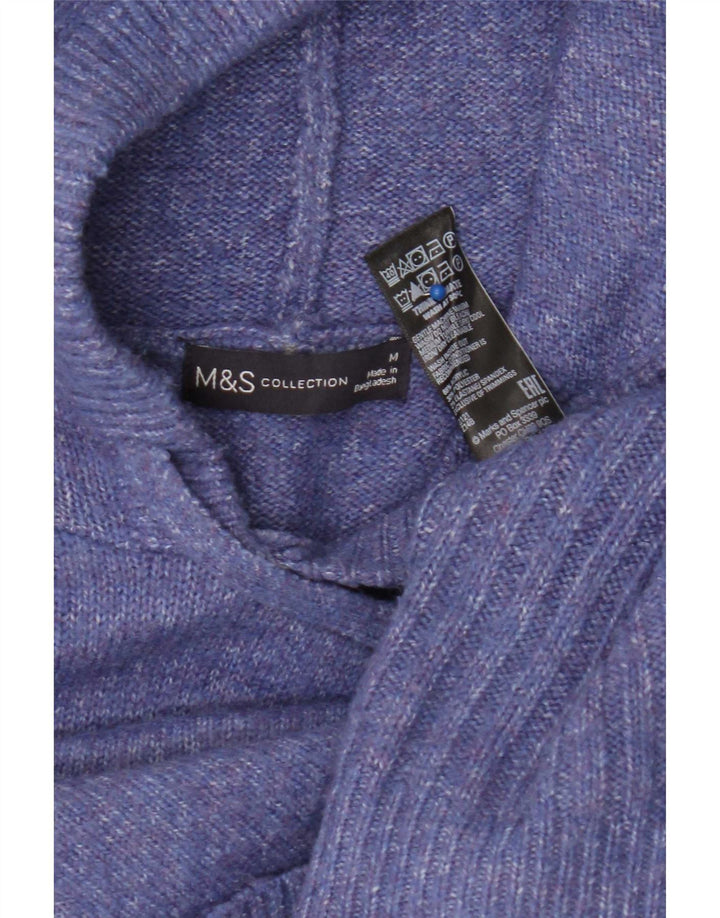 Marks & Spencer Pull à capuche surdimensionné pour femme UK 14 Violet moyen