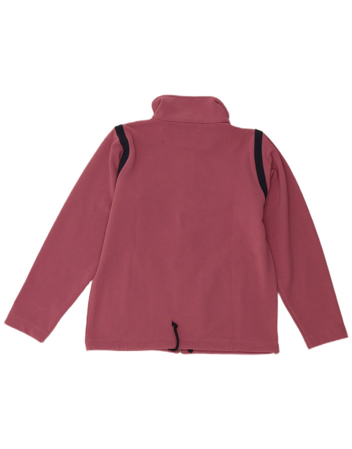 Kappa Veste de survêtement pour femme UK 10 Petit Rose Colorblock Polyester