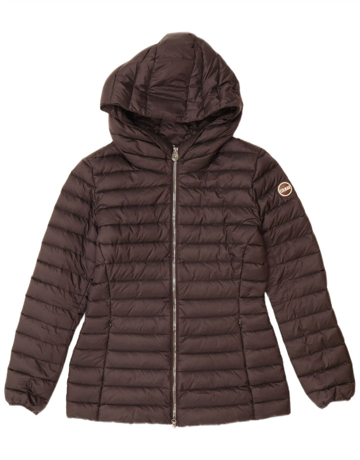 COLMAR Doudoune À Capuche Femme IT 44 Medium Noir Polyamide