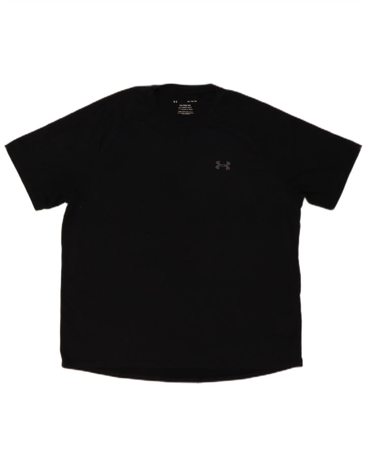 Under Armour T-Shirt Homme Top XL Noir Polyester