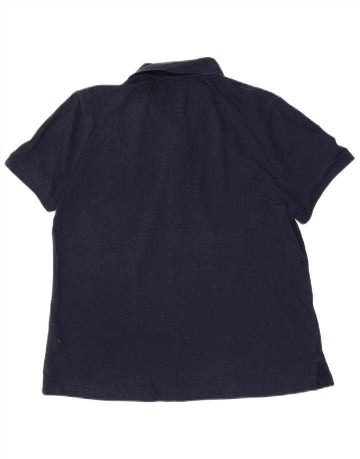 NAUTICA Polo Femme UK 18 XL Bleu Marine Coton