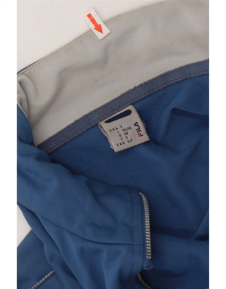 Fila Veste de survêtement pour homme IT 46/48 Petit Bleu Colorblock Polyester